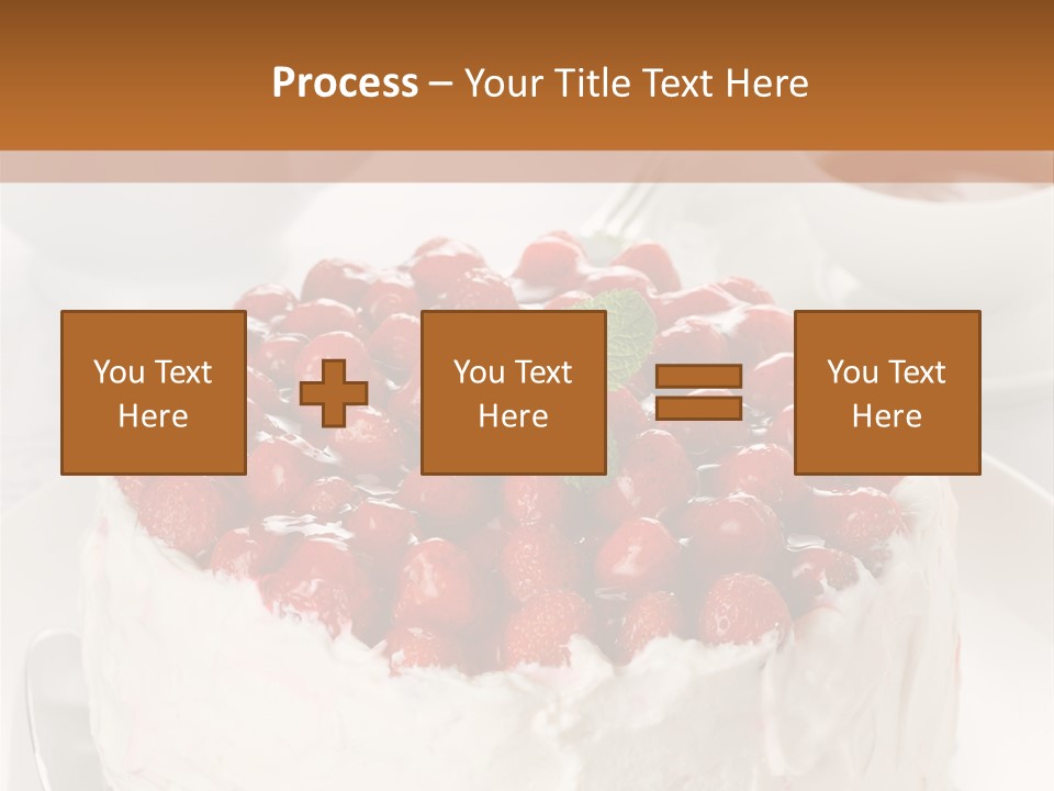 Pastry Decorative Cake PowerPoint Template