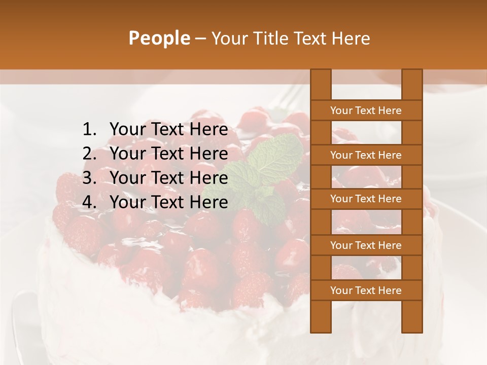 Pastry Decorative Cake PowerPoint Template