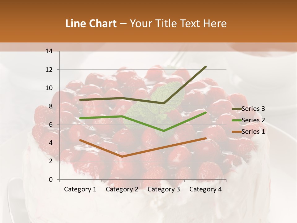 Pastry Decorative Cake PowerPoint Template