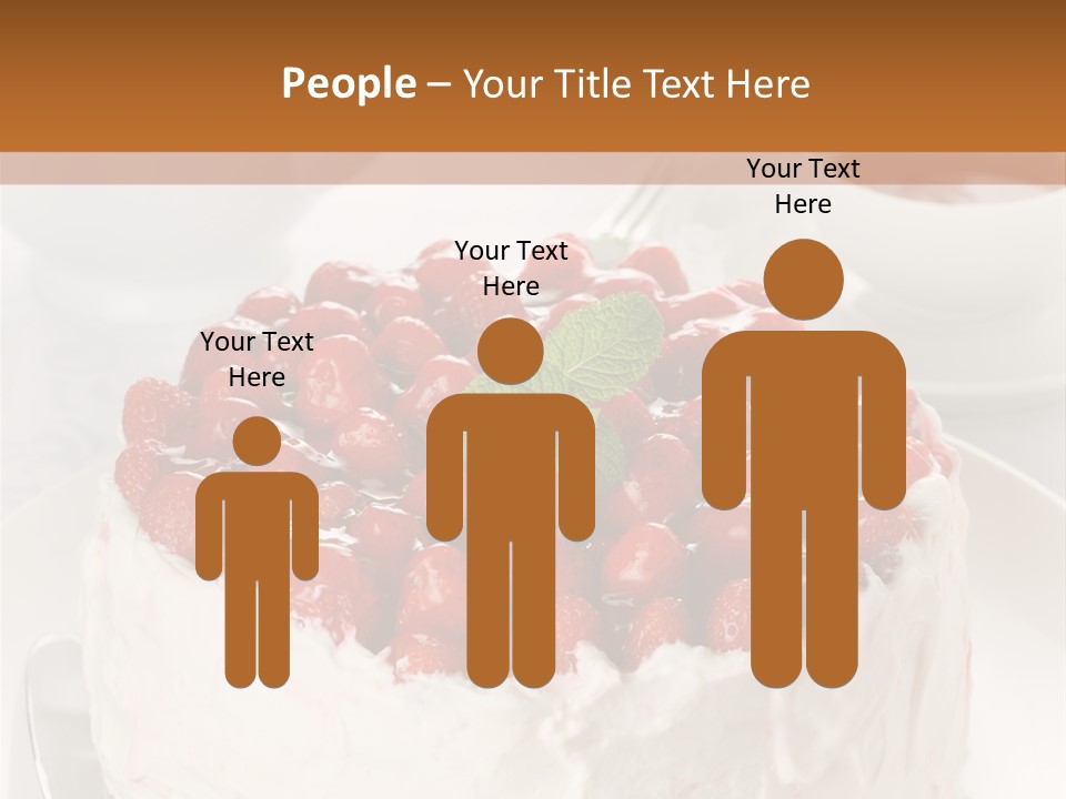 Pastry Decorative Cake PowerPoint Template