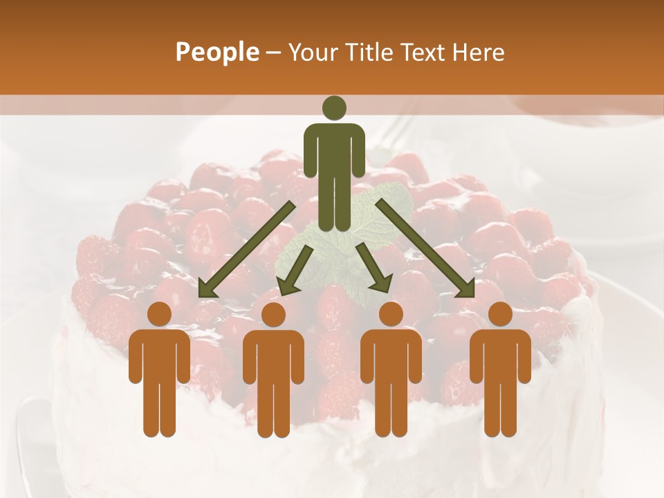 Pastry Decorative Cake PowerPoint Template