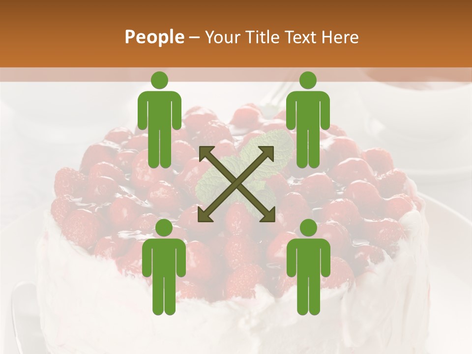 Pastry Decorative Cake PowerPoint Template