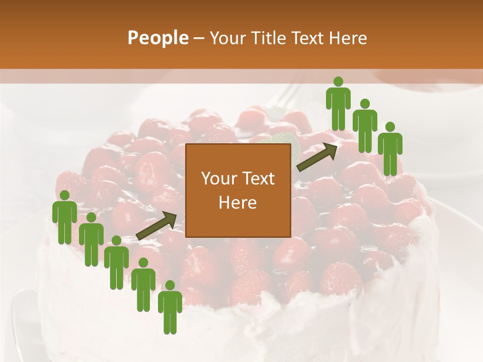 Pastry Decorative Cake PowerPoint Template