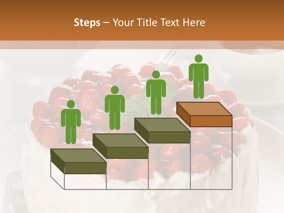 Pastry Decorative Cake PowerPoint Template