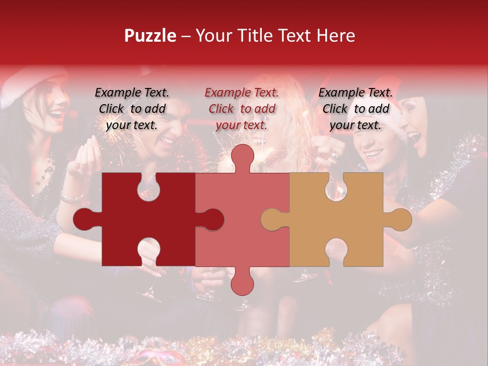 Festivity Party Flute PowerPoint Template