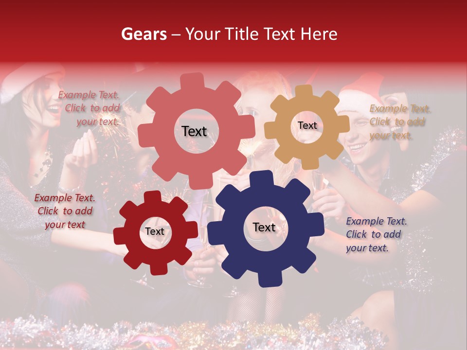 Festivity Party Flute PowerPoint Template