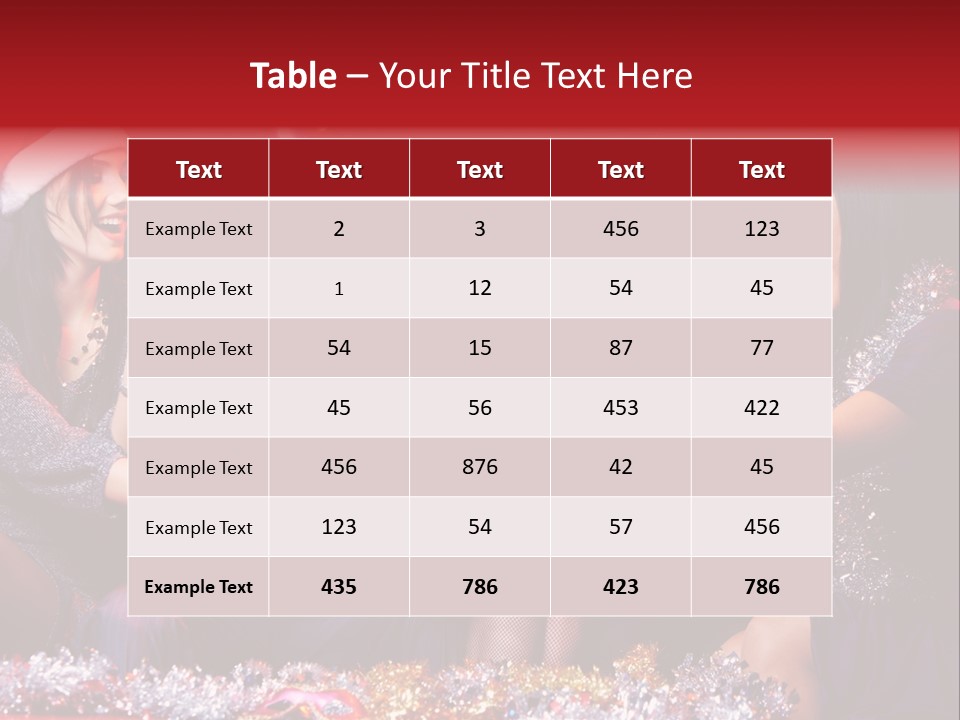 Festivity Party Flute PowerPoint Template