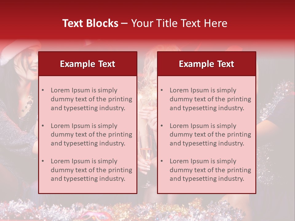 Festivity Party Flute PowerPoint Template