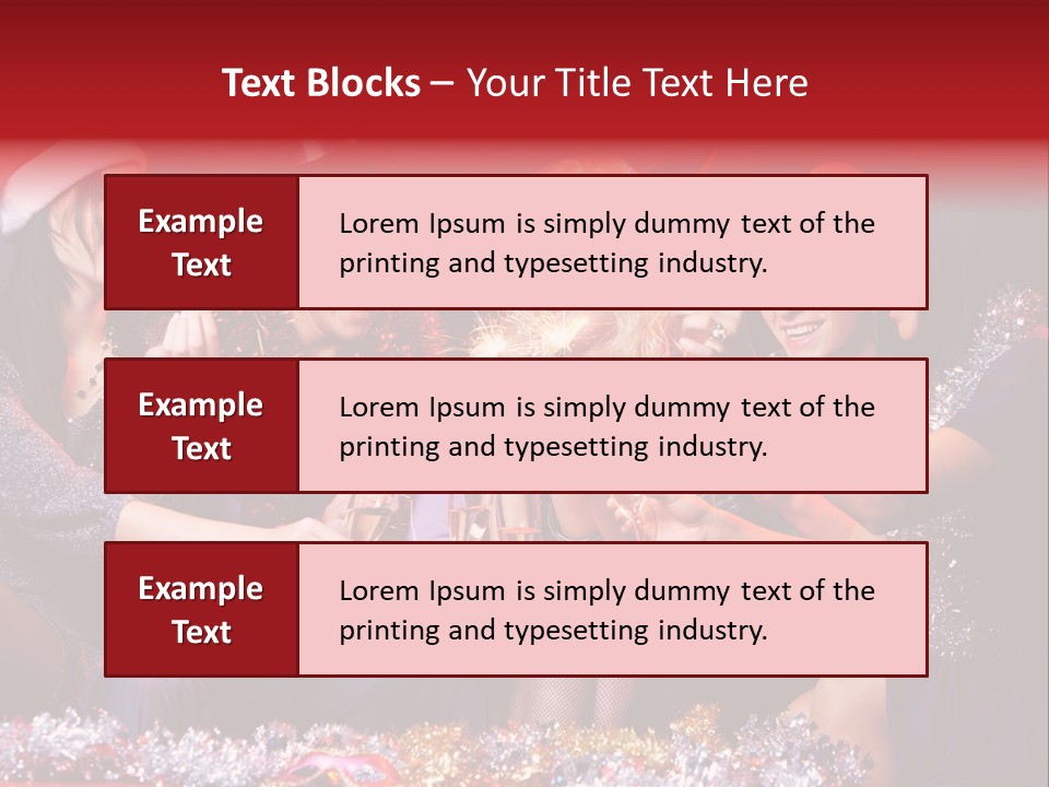 Festivity Party Flute PowerPoint Template