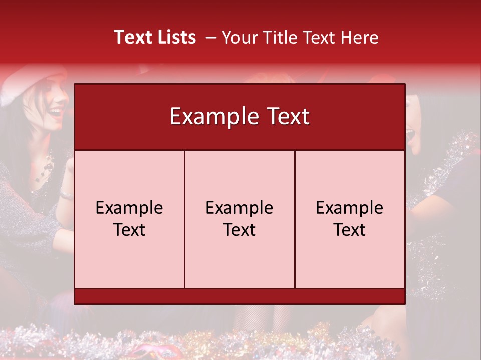 Festivity Party Flute PowerPoint Template