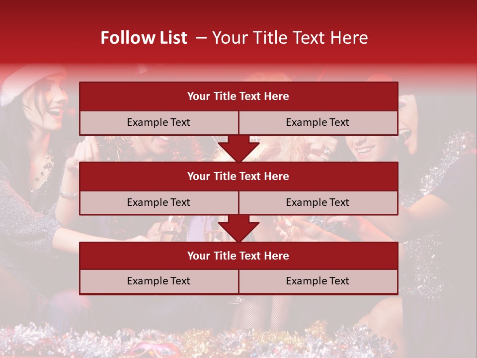 Festivity Party Flute PowerPoint Template