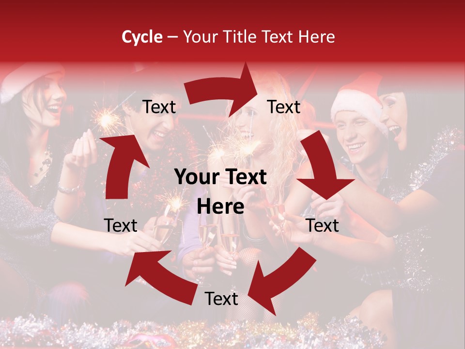 Festivity Party Flute PowerPoint Template