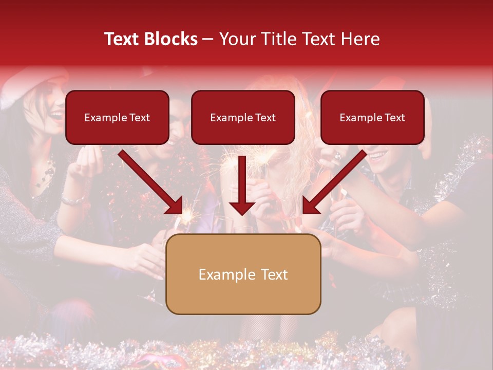 Festivity Party Flute PowerPoint Template