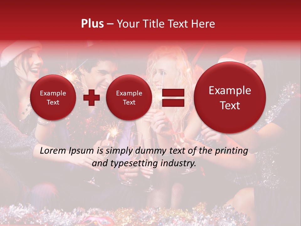 Festivity Party Flute PowerPoint Template