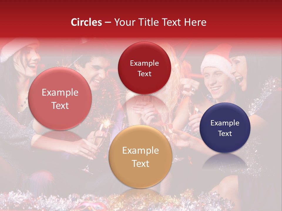 Festivity Party Flute PowerPoint Template
