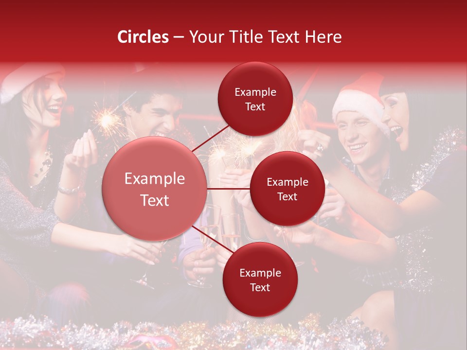 Festivity Party Flute PowerPoint Template