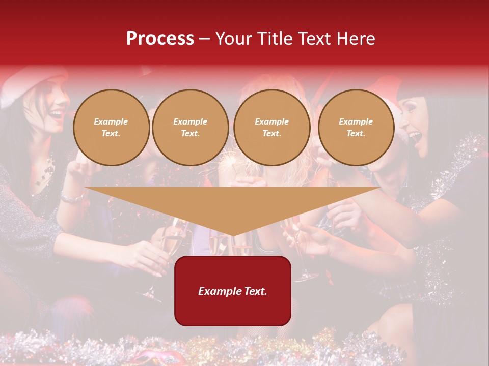 Festivity Party Flute PowerPoint Template
