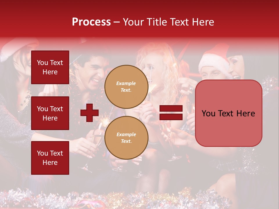 Festivity Party Flute PowerPoint Template