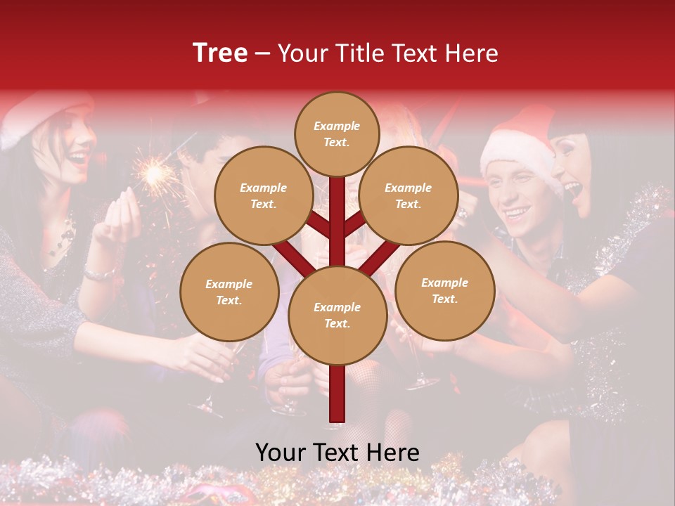 Festivity Party Flute PowerPoint Template