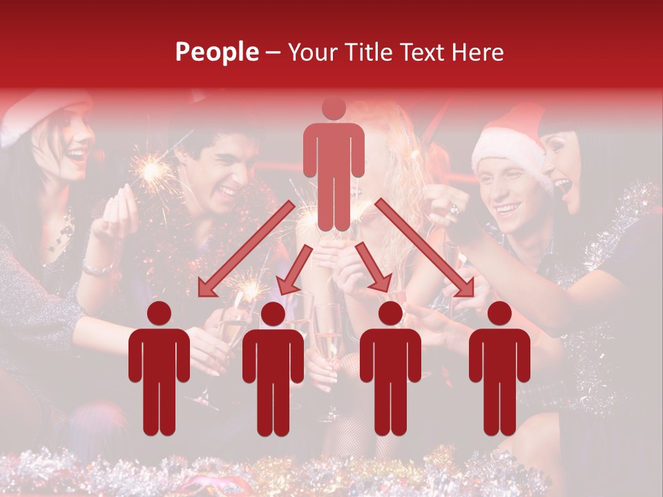 Festivity Party Flute PowerPoint Template