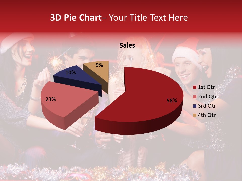 Festivity Party Flute PowerPoint Template
