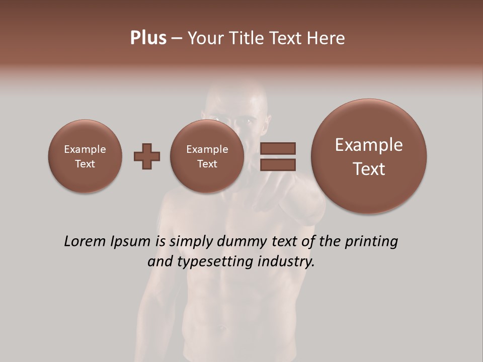 Biceps Y Handsome PowerPoint Template