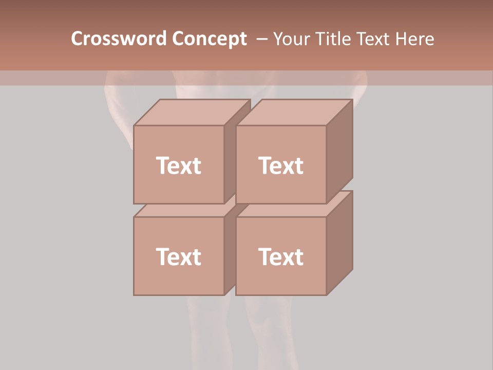 Beautiful Macho Shirtless PowerPoint Template