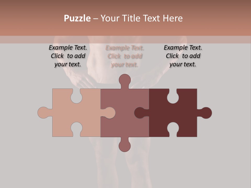 Beautiful Macho Shirtless PowerPoint Template