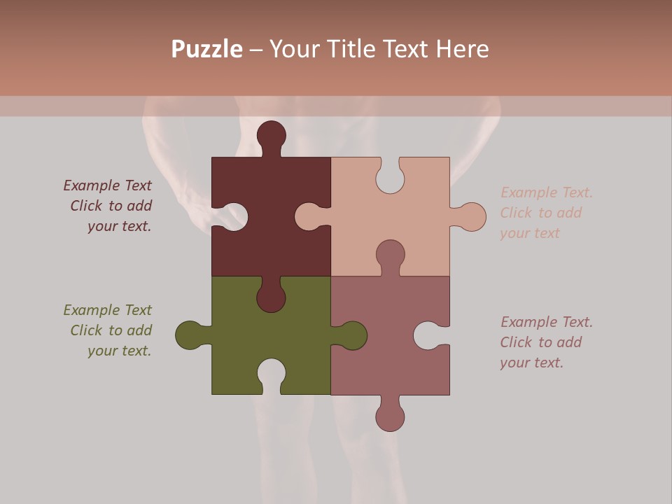 Beautiful Macho Shirtless PowerPoint Template