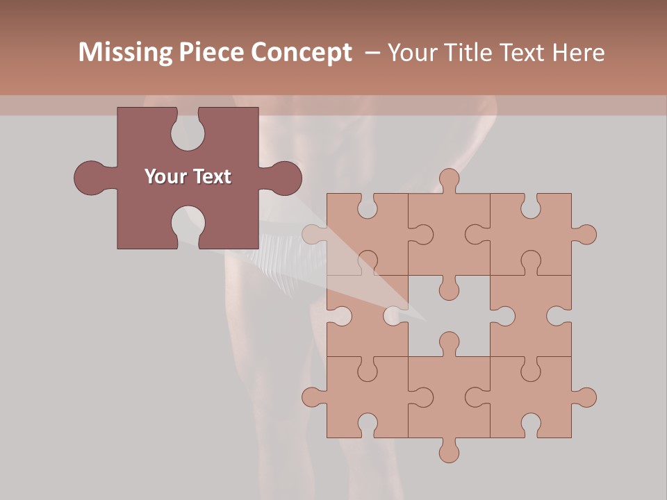 Beautiful Macho Shirtless PowerPoint Template