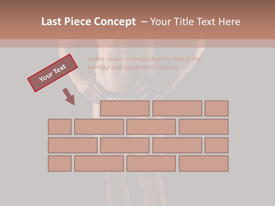 Beautiful Macho Shirtless PowerPoint Template