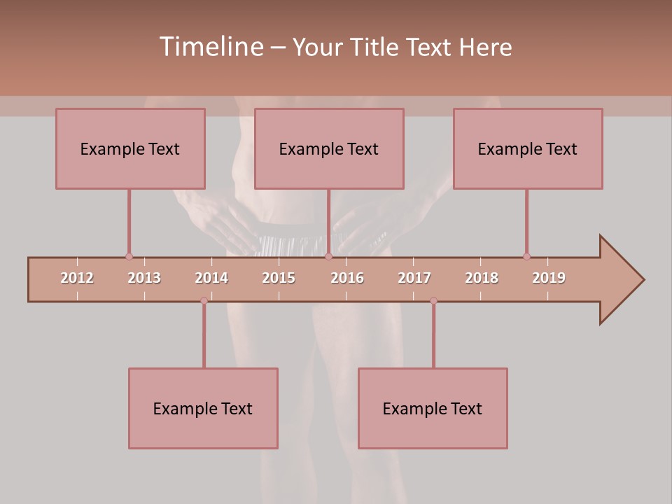 Beautiful Macho Shirtless PowerPoint Template