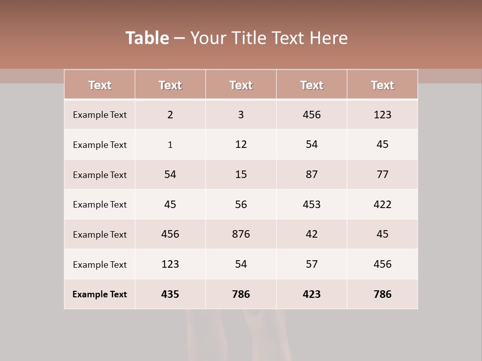 Beautiful Macho Shirtless PowerPoint Template