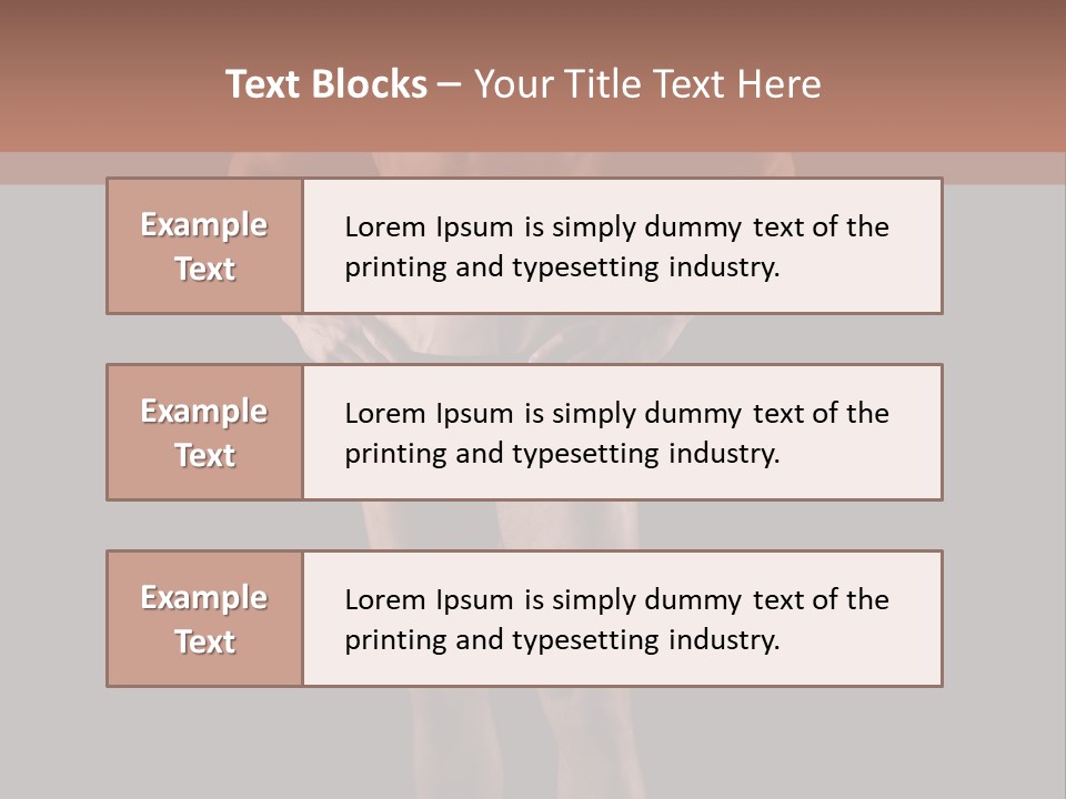 Beautiful Macho Shirtless PowerPoint Template