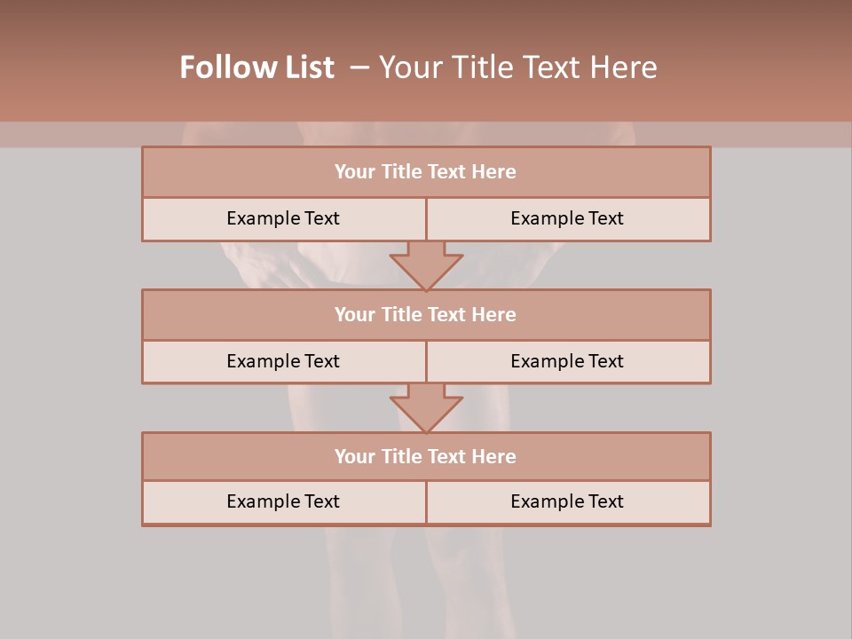 Beautiful Macho Shirtless PowerPoint Template