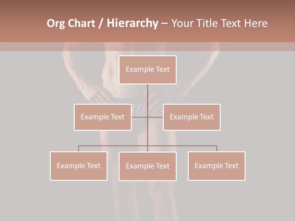 Beautiful Macho Shirtless PowerPoint Template