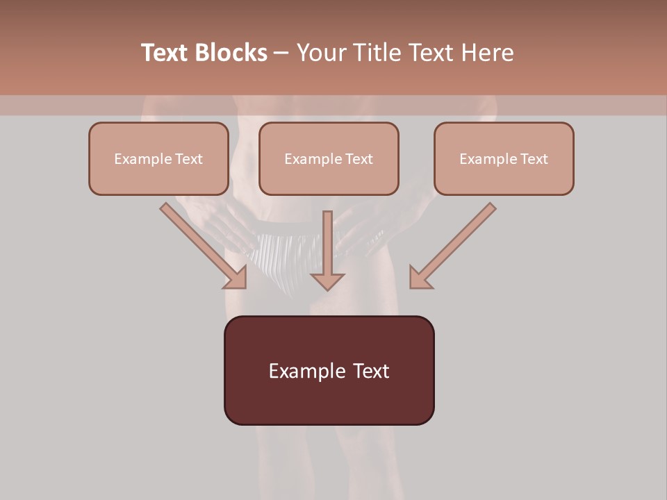 Beautiful Macho Shirtless PowerPoint Template