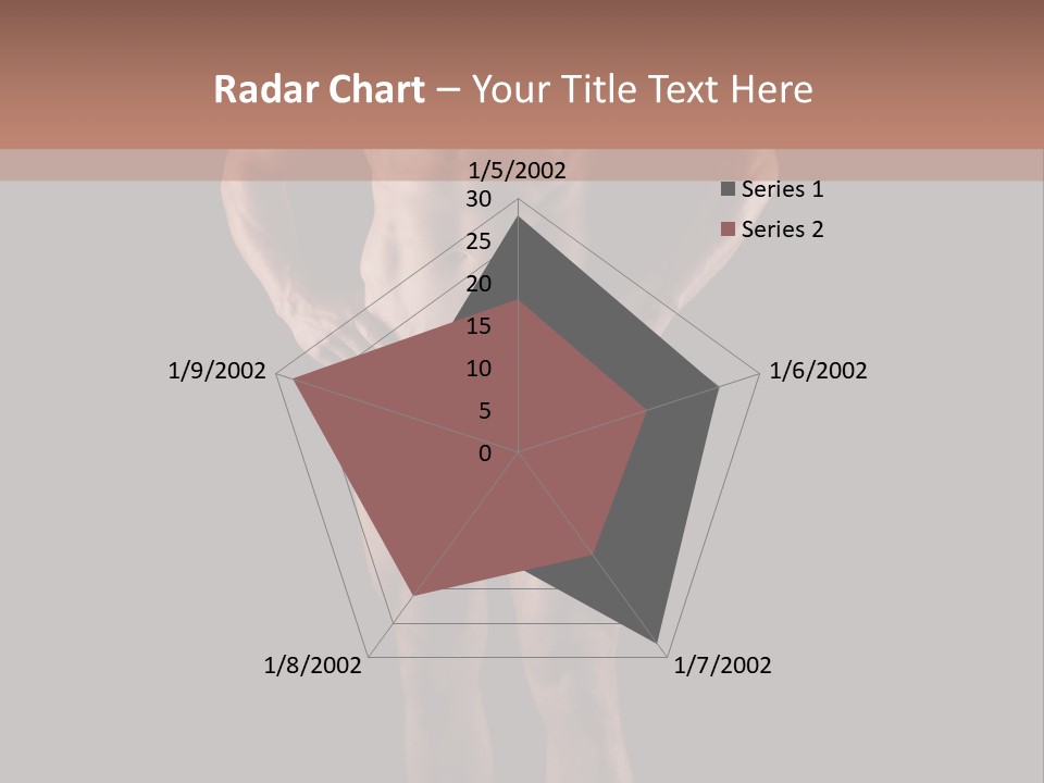 Beautiful Macho Shirtless PowerPoint Template