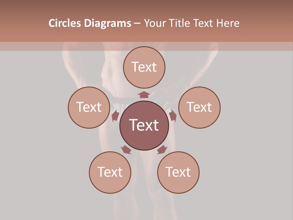 Beautiful Macho Shirtless PowerPoint Template