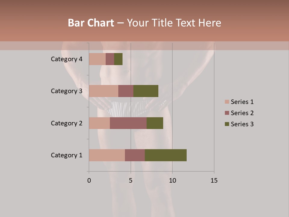 Beautiful Macho Shirtless PowerPoint Template