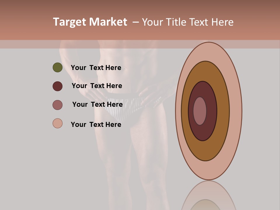 Beautiful Macho Shirtless PowerPoint Template