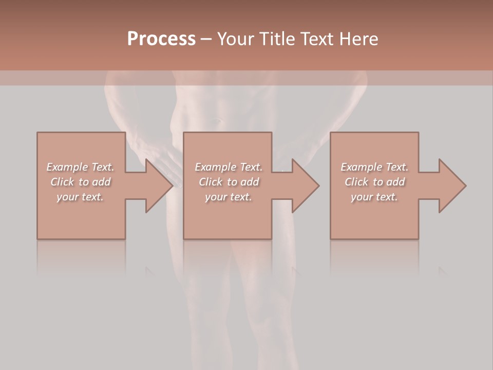 Beautiful Macho Shirtless PowerPoint Template