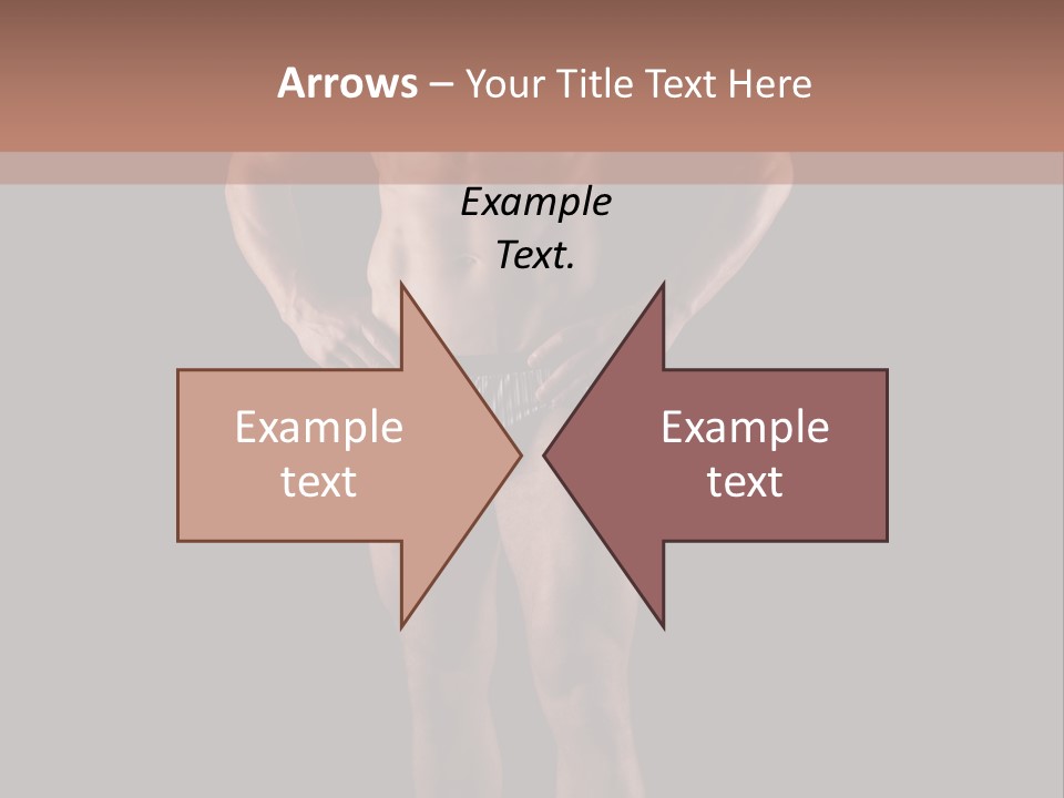 Beautiful Macho Shirtless PowerPoint Template