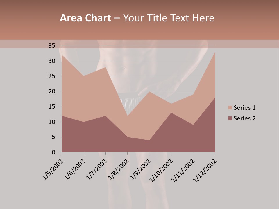 Beautiful Macho Shirtless PowerPoint Template
