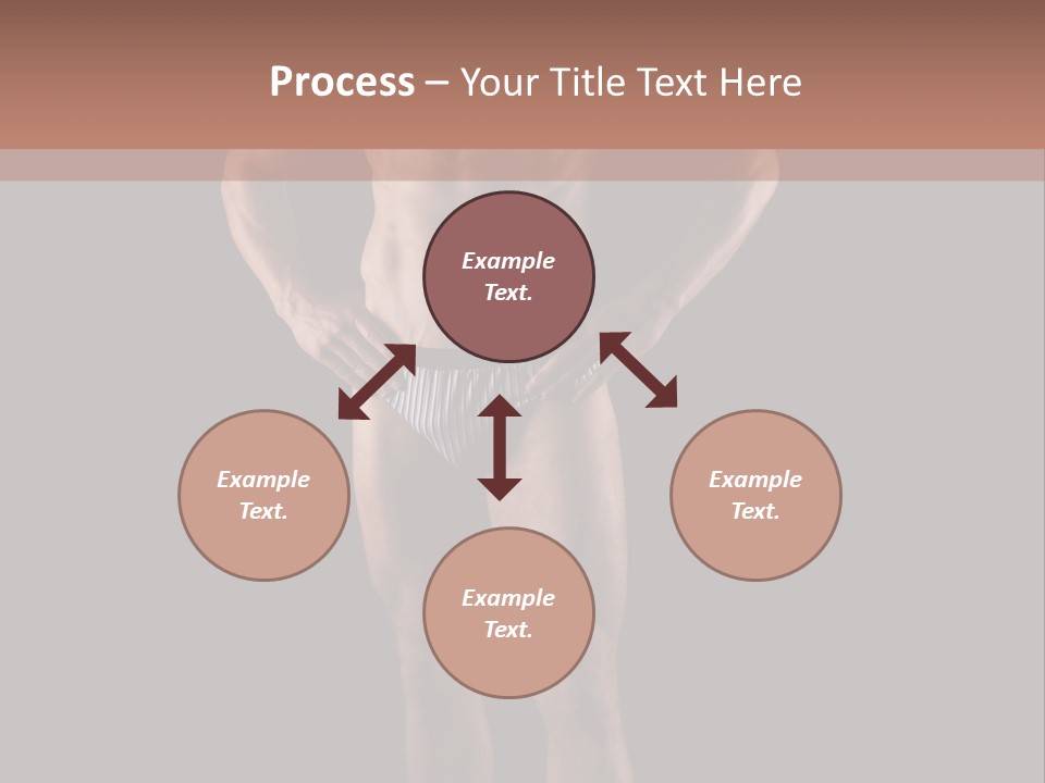 Beautiful Macho Shirtless PowerPoint Template