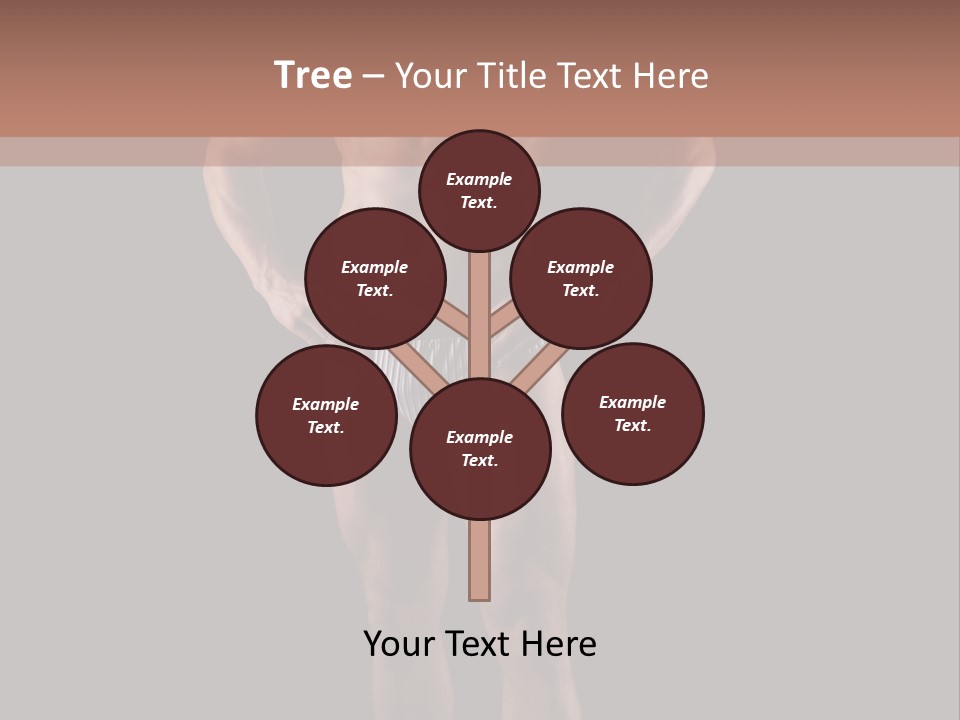 Beautiful Macho Shirtless PowerPoint Template