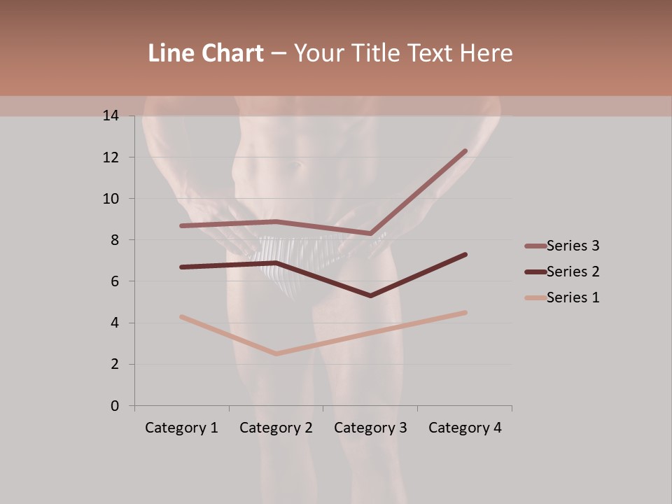 Beautiful Macho Shirtless PowerPoint Template
