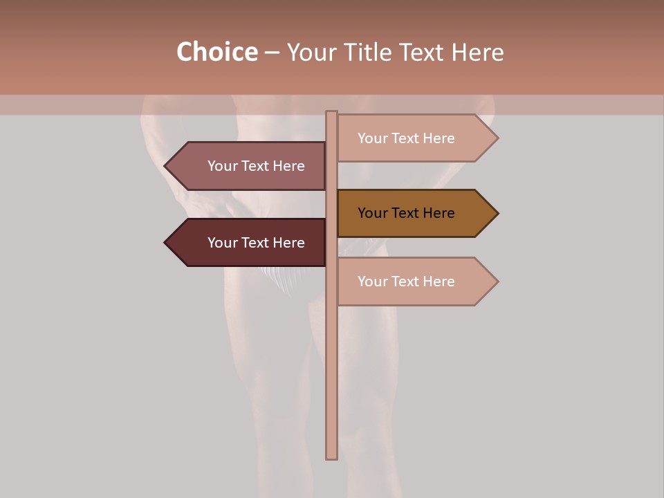 Beautiful Macho Shirtless PowerPoint Template