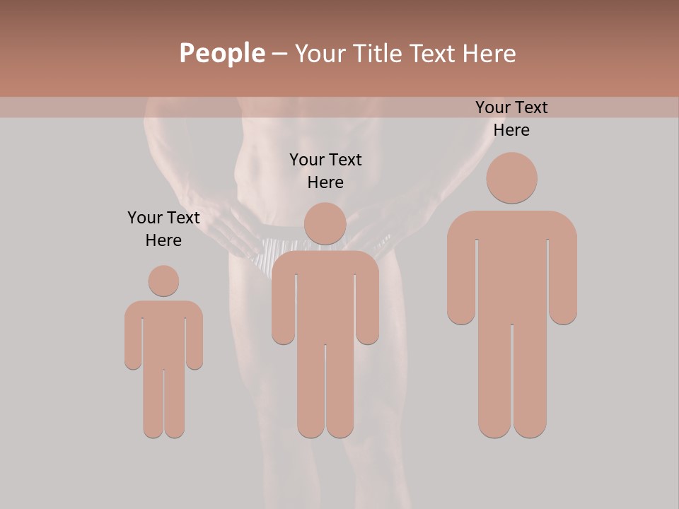 Beautiful Macho Shirtless PowerPoint Template