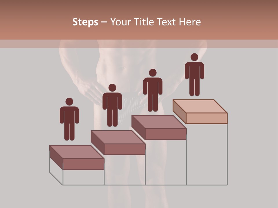 Beautiful Macho Shirtless PowerPoint Template